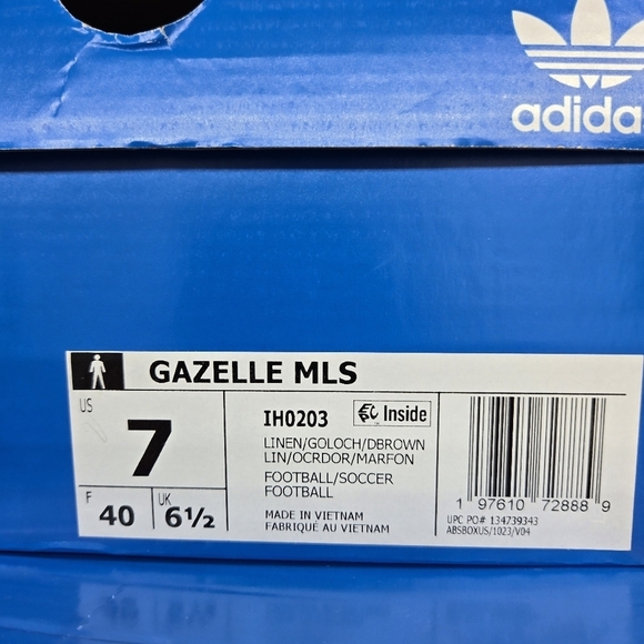 New Adidas LAFC Los Angeles FC MLS Gazelle Men\'s Shoes Size 7 main image 9